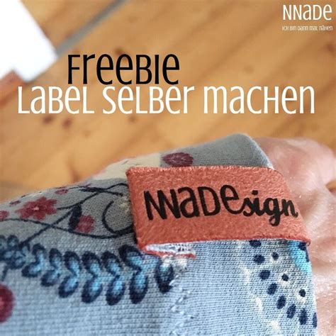 nählabel erstellen